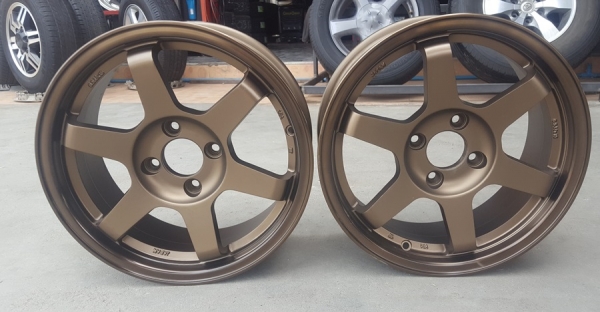 ขายล้อมือ2 TE37 ขอบ15 4รู100 กว้าง6.5  2 ล้อ