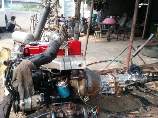 เครื่องนิสสันบิ๊กเอ็ม ฝาแดงพร้อมใช้งาน