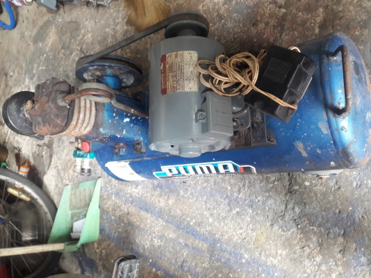 ขาย !! ปั้มลม.PUMA.ขนาด1/3แรง1สูบ.36ลิตร.พร้อมใช้งาน