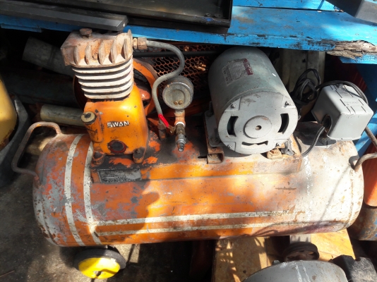 ขาย !! ปั้มลม.สวอน.ขนาด1/3แรง1สูบ.ถัง36ลิตร.พร้อมใช้งาน