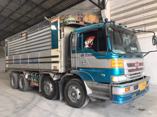 ขายรถ 12 ล้อ 2 เพลา HINO PROFIT คัสทรี GN2PPD ปี.52    ราคา.1,200,000 ต่อรอง เครื่อง P11C-TR (330 แรง คอมมอลเร็ว ) 7 เกียร์ มีระบบลำโพงลากลูก ยางต้องเปลี่ยน กระบะมิเนียมคอกเกษตรดั้ม อู่.ซุ้นชัย ยาว 6.40 ม.สูง.2.10 ม. น้ำหนัก 12,000 กก. ช่วงล้าง ZM-10 น๊อด