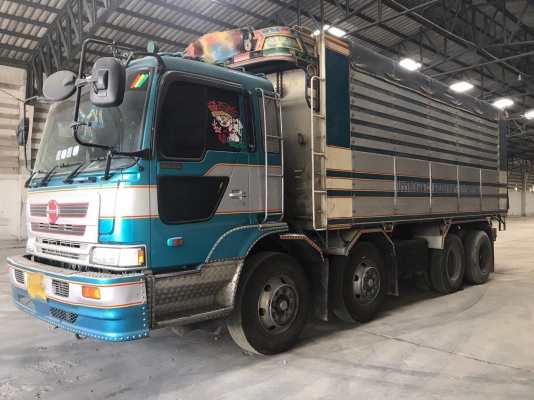 ขายรถ 12 ล้อ 2 เพลา HINO PROFIT คัสทรี GN2PPD ปี.52    ราคา.1,200,000 ต่อรอง เครื่อง P11C-TR (330 แรง คอมมอลเร็ว ) 7 เกียร์ มีระบบลำโพงลากลูก ยางต้องเปลี่ยน กระบะมิเนียมคอกเกษตรดั้ม อู่.ซุ้นชัย ยาว 6.40 ม.สูง.2.10 ม. น้ำหนัก 12,000 กก. ช่วงล้าง ZM-10 น๊อด
