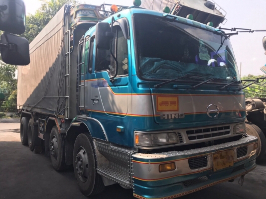 ขายรถ 12 ล้อ 2 เพลา HINO PROFIT คัสทรี FN1VYB ปี.50 ราคา.1,250,000 ต่อรอง เครื่อง P11C (320 แรง ) 7 เกียร์ มีระบบลำโพงลากลูก ยางสะภาพ 80-90\% กระบะมิเนียมคอกเกษตรดั้ม อู่.ซุ้นชัย ยาว 6.40 ม.สูง.2.10 ม. น้ำหนัก 12,800 กก. ช่วงล้าง ZM-10 น๊อด หัวสวยทั้งภายนอ