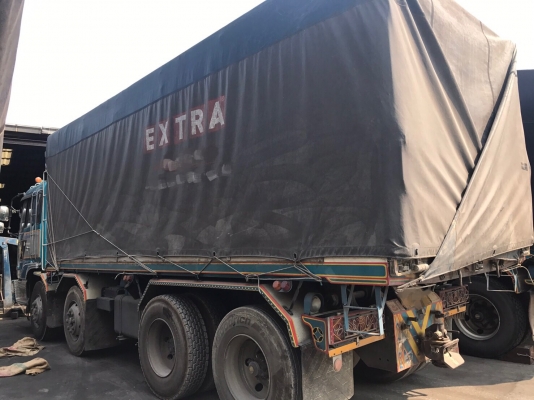 ขายรถ 12 ล้อ 2 เพลา HINO PROFIT คัสทรี FN1VYB ปี.50 ราคา.1,250,000 ต่อรอง เครื่อง P11C (320 แรง ) 7 เกียร์ มีระบบลำโพงลากลูก ยางสะภาพ 80-90\% กระบะมิเนียมคอกเกษตรดั้ม อู่.ซุ้นชัย ยาว 6.40 ม.สูง.2.10 ม. น้ำหนัก 12,800 กก. ช่วงล้าง ZM-10 น๊อด หัวสวยทั้งภายนอ