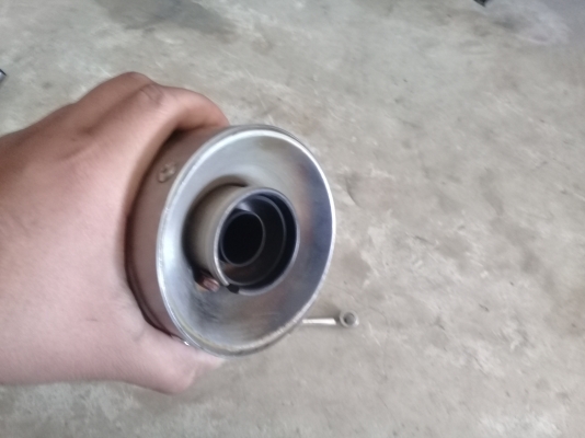 ท่อ EVO ทรงตัวหนอน ใส่ new vespa