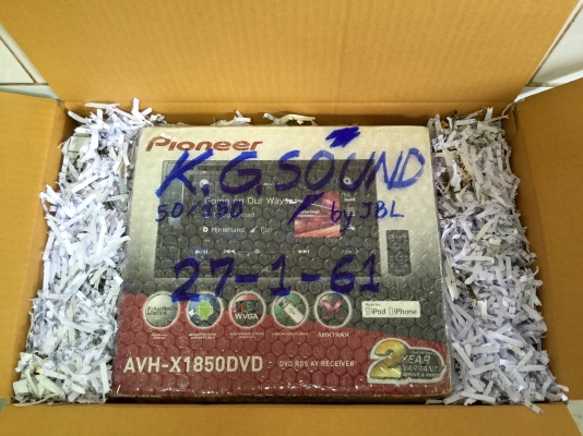 ขายวิทยุ 2 DIN PIONEER รุ่น AVH-X1850 หน้าจอสัมผัส