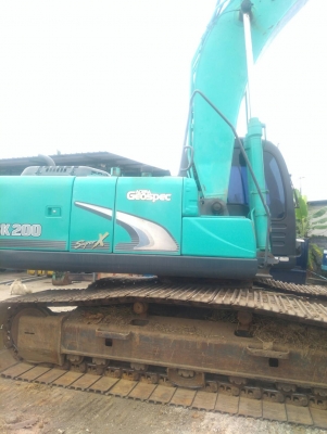 รถแบคโฮ KOBELCO SK200 SUPER X ชั่วโมงการทำงาน 5,000+ ชั่วโมง เครื่องดี ปั๊มดี โซ่หนา เอวแน่น พร้อมใช้งาน
