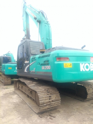 รถแบคโฮ KOBELCO SK200 SUPER X ชั่วโมงการทำงาน 5,000+ ชั่วโมง เครื่องดี ปั๊มดี โซ่หนา เอวแน่น พร้อมใช้งาน