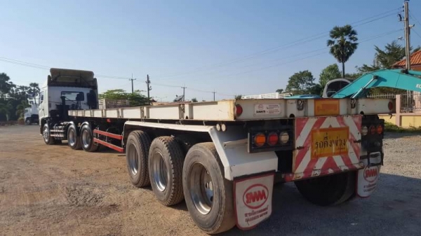 ขาย หัวลาก HINO MEGA 344 แรงม้า ปี 51 หางพื้นเรียบสามมิตรสามเพลา ปี 56 สภาพสวยพร้อมใช้งาน เอกสารพร้อ ขาย หัวลาก HINO MEGA 344 แรงม้า ปี 51 หางพื้นเรียบสามมิตรสามเพลา ปี 56 สภาพสวยพร้อมใช้งาน เอกสารพร้อ