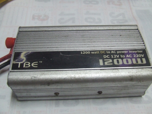 ขายอินเวอร์เตอร์   แปลงไฟแบตตรี่เป็นไฟบ้าน  550  บาท