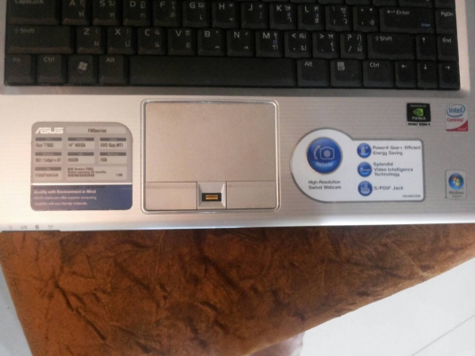 ์NOTEBOOK ASUS F8S (HDD 250 GB MEM 2 GB สภาพดี ) ์NOTEBOOK ASUS F8S (HDD 250 GB MEM 2 GB สภาพดี )