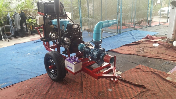 เครื่องสูบนํ้าประกอบใหม่พร้อมใช้งาน แรง+ประหยัดนำ้มัน