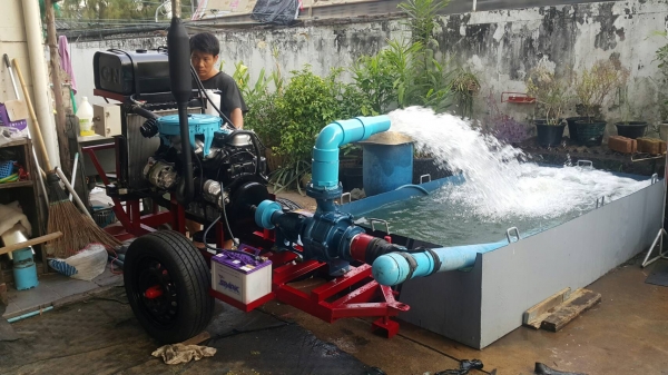 เครื่องสูบนํ้าประกอบใหม่พร้อมใช้งาน แรง+ประหยัดนำ้มัน