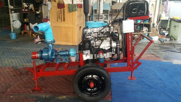 เครื่องสูบนํ้าประกอบใหม่พร้อมใช้งาน แรง+ประหยัดนำ้มัน