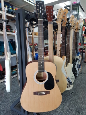 กีต้าร์โปร่ง Johnson 41 นิ้ว รุ่น JD-20M-NA สีไม้ด้าน ด้านข้างและหลังไม้มะฮอกกานี ของใหม่ งานสวย