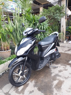 Mio 125 สีดำเทา (ล้อแม็กซ์) ปี 2554 รถหล่อเร้าใจ เครื่องเดิม เท่ห์บาดใจ