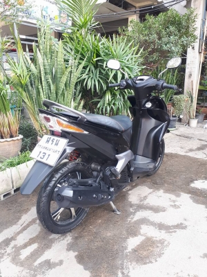 Mio 125 สีดำเทา (ล้อแม็กซ์) ปี 2554 รถหล่อเร้าใจ เครื่องเดิม เท่ห์บาดใจ
