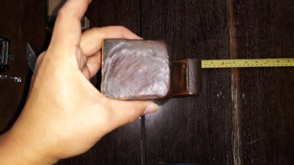 ขายกบไสไม้ฝรั่งขนาดใบกบ1 1/2&quot; หน้าฉาบแผ่นทองแดงงานเก่าๆยุโรป