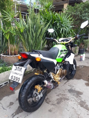 NEW Kawasaki KSR รุ่น PRO ปลายปี 2557 สีเขียวดำ ( สตาร์ทมือคลัชมือ) หล่อเท่ห์ฝุดๆ