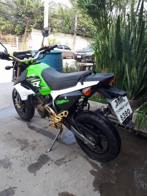NEW Kawasaki KSR รุ่น PRO ปลายปี 2557 สีเขียวดำ ( สตาร์ทมือคลัชมือ) หล่อเท่ห์ฝุดๆ