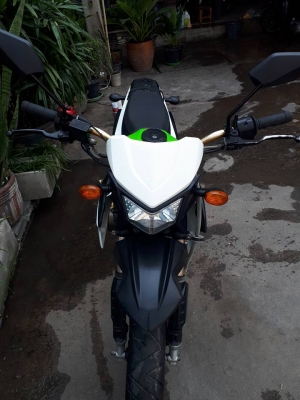 NEW Kawasaki KSR รุ่น PRO ปลายปี 2557 สีเขียวดำ ( สตาร์ทมือคลัชมือ) หล่อเท่ห์ฝุดๆ