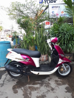 Yamaha Filano ปี 2555 สีชมพูขาว สวยคลาสิค ขับนุ่มนวลมากๆ