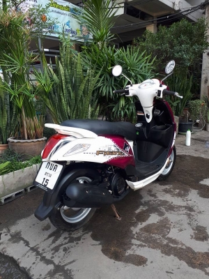 Yamaha Filano ปี 2555 สีชมพูขาว สวยคลาสิค ขับนุ่มนวลมากๆ