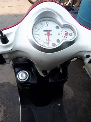 Yamaha Filano ปี 2555 สีชมพูขาว สวยคลาสิค ขับนุ่มนวลมากๆ