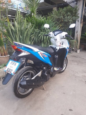 Honda Click 125 i สีน้ำเงินขาว ปี 2555 รถสวย ขับนิ่มขี่สบาย ราคาถูกๆ Honda Click 125 i สีน้ำเงินขาว ปี 2555 รถสวย ขับนิ่มขี่สบาย ราคาถูกๆ