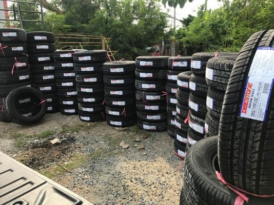 ขายยางดีสโตนไซด์ กะบะปี18 ราคาโปร