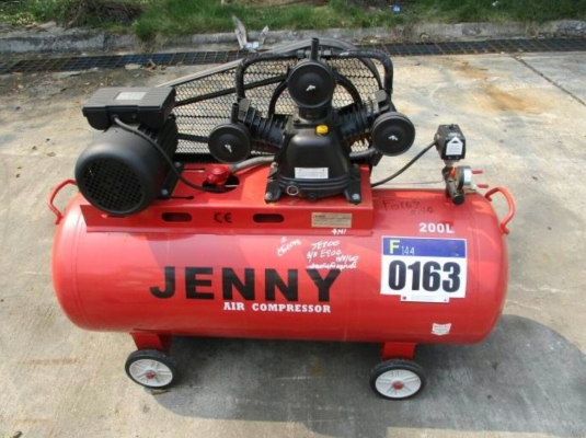 ถังลม JENNY JE200 ของใหม่นำเข้าจากนอก ถังขนาด 200L ใช้ไฟ 220V พร้อมใช้งาน