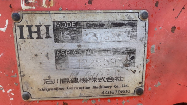 ขาย แบคโฮ IHI IS-35GX3 เครื่องดี ปั้มดี ช่วงล่างเต็ม เอกสารใบซื้อขาย