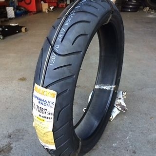 ยางใหม่ Maxxis M6029 supermaxx 120/70zr17+180/55zr17