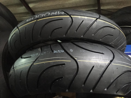 ยางใหม่ Maxxis M6029 supermaxx 120/70zr17+180/55zr17