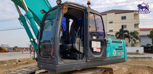 ขายรถแบ็คโฮ kOBELCO SK200-8 YN12 SuperX มีไลน์หัวกระแทก ใช้งาน 6 พันชั่วโมง