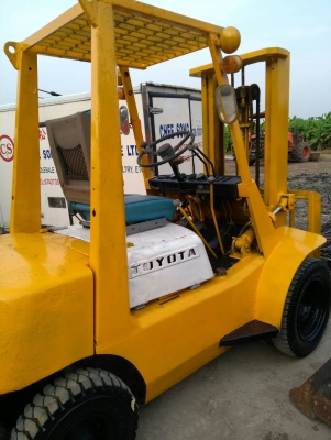 รถฟอร์คลิฟต์ TOYOTA 2FG25 รถเก่านอกนำเข้า ยังไม่เคยใช้งานในไทย ยก 2.5 ตัน ยกสูง 3 เมตร เครื่อง 4P สภาพดี พร้อมใช้งาน มีเอกสารใบอินวอยซ์