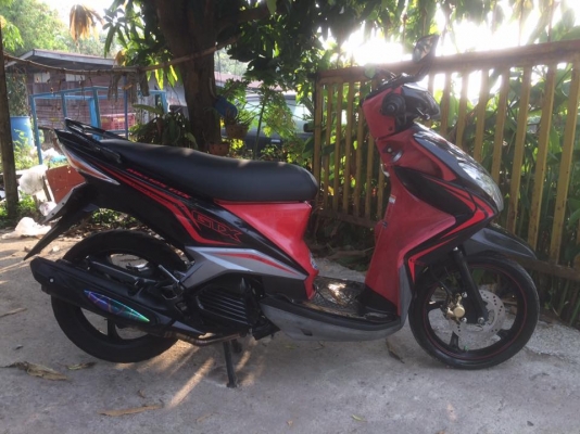 YAMAHA Mio125 ตัวTOPล้อMAXแท้ สีดำ-แดง สวยๆ