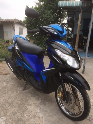 YAMAHA Mio125 ปี55เครื่องดีมาก สีน้ำเงิน-ดำ