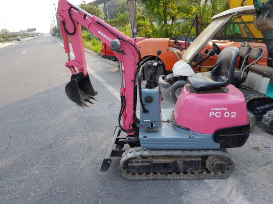 รถแบคโคเก่าญี่ปุ่น  KOMATSU  PC02