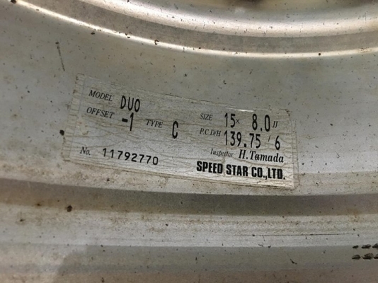 ขายล้อ SSR DUO TYPE-C 2 ชิ้นแท้ 15x8 ลบ1 6รูกระบะ ประมูลญี่ปุ่น ขายล้อ SSR DUO TYPE-C 2 ชิ้นแท้ 15x8 ลบ1 6รูกระบะ ประมูลญี่ปุ่น