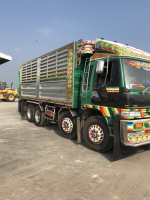 พ่วง 20 ล้อ ฮีโน่ 3M ปี 38  240 แรง M10C เครื่องเดิมมีเทอร์โบ เกียร์อิตั้น กระบะเหล็ก - ดั้ม แม่- ลูก ตัวแม่ 12ล้อ ลงเล่มแล้ว - ลูก 2 คาน ยางเต็มทุกเส้น