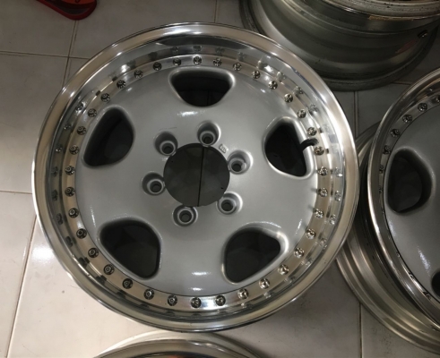 ขายล้อ WORK Deerfield 3 ชิ้นแท้ 17x7 ออฟ0 6รูกระบะ ประมูลญี่ปุ่น