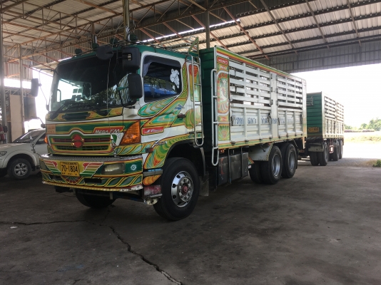 ขายรถพ่วงฮีโน่320ปี49ไม่ดั้ม สวยเดิมสภาพไม่ช้ำ ป้ายแดงมือเดียว เครื่องเกียร์ดีมาก ยางเต็ม