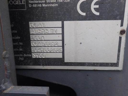 Vogele S1903 : ปูยางได้ 8.5m สต็อกนำเข้าจากญี่ปุ่น โทร. 080-6565422 (หนิง)