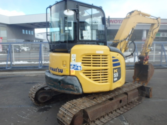 พบกันเร็วๆๆนี้ KOMATSU PC55US-3 สภาพเดิมๆจากญี่ปุ่น ถึงไทยเร็วๆนี้