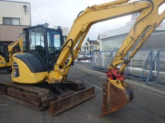 พบกันเร็วๆๆนี้ KOMATSU PC55US-3 สภาพเดิมๆจากญี่ปุ่น ถึงไทยเร็วๆนี้