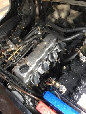 ์NISSAN FG20 L02 รถนอกเก่าญี่ปุ่น  เสา 6 เมตร  เกียร์ออโต้