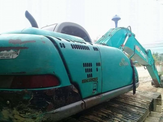 ขาย 795,000 KOBELCO sk 200-5 super ไฟฟ้าครบ เครื่องดี ปั้มแรง เอวแน่น ช่วงล่างเต็ม เอกสารอินวอยทร์ รถอยู่ สระบุรี 090-772-3710 090-772-3708