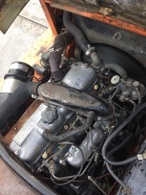 TOYOTA 4FD25  รถนอกเก่าญี่ปุ่น  งาฮิ้ง พร้อมบุ้งกี๋   เครื่องยนต์ดีเซล