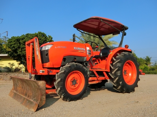 ❥สินค้าเข้าใหม่ L4708&raquo;&raquo;พร้อมใช้งาน  พร้อมอุปกรณ์ 3 ชิ้น โรตารี่+ผาน+ใบดันหน้า ราค395000บาท ทำงาน 1184ชม. ↠↠สนใจติดต่อสอบถาม↠0906910337 ⛽️พิกัดร้าน ส.เจริญแทรกเตอร์ อ. บางระกำ จ. พิษณุโลก